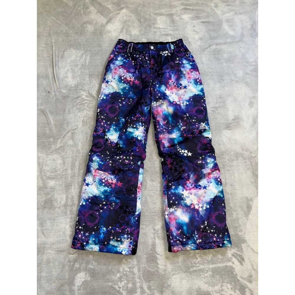 ZeroXposur Ski Snow Pants Insulated Stars Purple W-XS Grls - 16